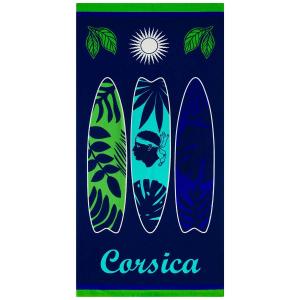 Пляжное полотенце Le Comptoir de la Plage Algajola, синий - текстиль - 70 x 1 x 140 см