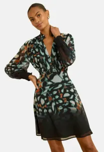 Повседневное мини-платье с градиентным переходом цвета, прямого кроя. Love & Roses, Blue