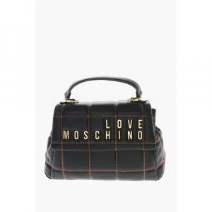 Черная полиэтиленовая сумка-тоут Moschino, Black