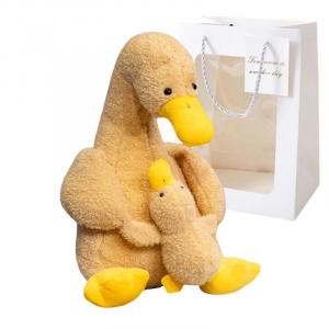 Плюшевые утки мама и утенок, высота 22 см/32 см Bitter purchase, коричневый