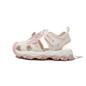 Сандалии детские, с низким верхом, дышащие, с противоскользящей подошвой, с амортизацией и износостойкостью BELLE, фиолетовый