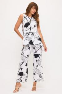 Широкие брюки Hit Truedames, белый