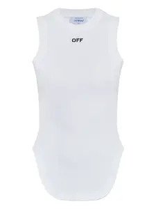 Топ без рукавов Off-White, белый