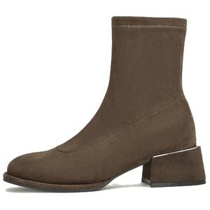 Ботильоны женские однотонные BASTO, Khaki