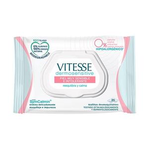 Салфетки с дермочувствительными минералами 25 шт Vitesse