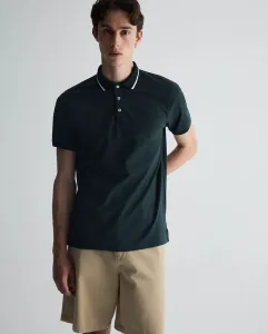 Поло структура биколор Sfera, темно-зеленый