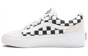 Кроссовки для скейтбординга женские, низкие, черные/белые Vans