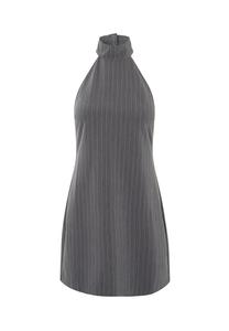 Платье-футляр EMILIA HALTERNECK DRESS Modström, светло-серый