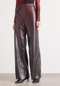 Брюки Marc Cain Trousers, Bright Maroon/Dark Brown