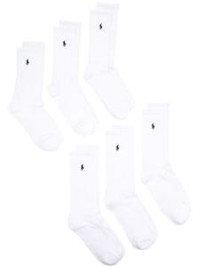 Polo Ralph Lauren комплект носков из шести пар, белый