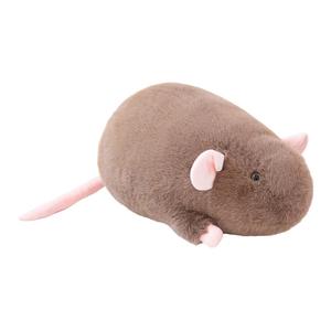 Игрушка большая мышь и маленькая мышь плюшевая кукла 18см/35см/65см высота MDH, Milk Coffee