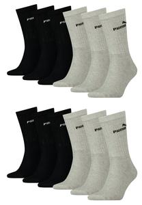 Носки 12ER PACK UNISEX Puma, цвет black grey