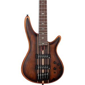 Ibanez Premium SR1355B 5-струнная электрическая бас-гитара Dual Mocha Burst Flat