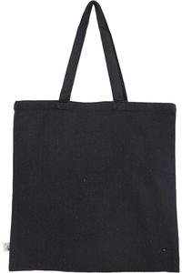 Q-Tees Экологичная холщовая сумка, черный