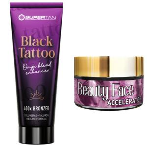 Supertan Black Tattoo + Beauty Face Jar