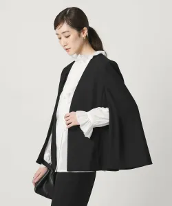 Куртка без воротника-накидки United Arrows, цвет Black