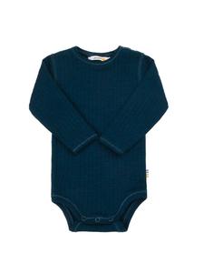 Joha Боди с длинными рукавами из мериносовой шерсти темно-бирюзового цвета