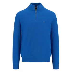 Свитер Fynch Hatton 1513222 half zip, синий