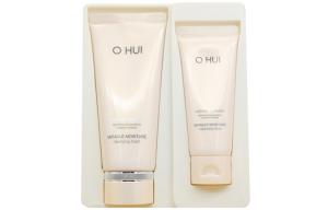 O HUI OUHUI Pink Miracle пенка для умывания Набор для ухода за кожей очищение успокаивающее увлажнение 200мл+100мл