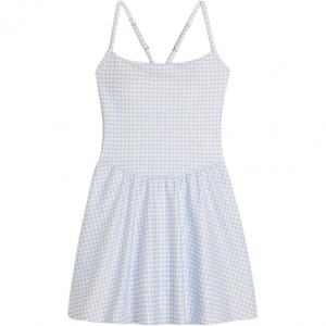 Hollister Женское платье-комбинация светло-голубого цвета