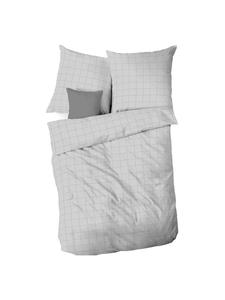 Kaeppel Постельное белье в клетку серого цвета