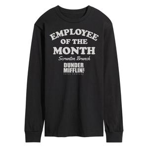 Мужская футболка с длинными рукавами The Office Employer Of Month Licensed Character