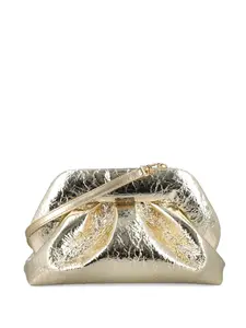 Плиссированный клатч Tia Themoirè, желтый