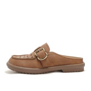 Mulinsen Женские противоскользящие тапочки с закрытым носком - кофе, цвет Coffee