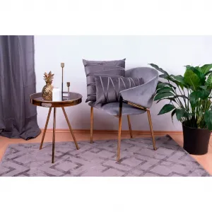 Декоративная подушка Paulina 125 Kayoom, Graphit + unifarben