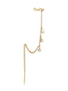 Elli Серьги из серебра 925 пробы с золотым покрытием