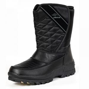 Зимние ботинки мужские черный Yi Jiabao