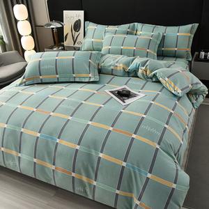 LUOLAI HOME Комплект постельного белья, 4 предмета, 150 см, пододеяльник 180x220 см