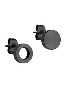 LIEBESKIND BERLIN Геометрические серьги черного цвета