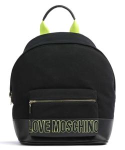 Рюкзак Free Time из хлопка Love Moschino, черный