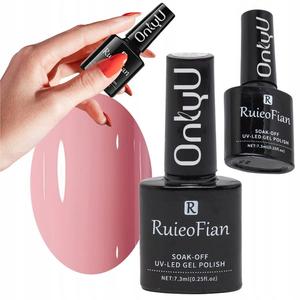 СВЕТЛО-РОЗОВЫЙ ЛАК ДЛЯ НОГТЕЙ ГИБРИДНЫЙ С ГЛЯНЦЕВЫМ УФ-ПОЛИРОВКОЙ OnlyU/L014, 7,3 мл