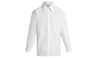 Рубашка унисекс белая Maison Margiela, белый