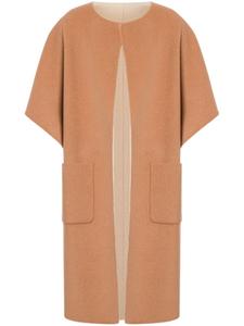 Трикотажный кардиган-пальто Philosophy Di Lorenzo Serafini, оранжевый