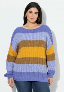 Джемпер Ulla Popken COLORFUL CHUNKY STRIPED , Lavender/Purple
