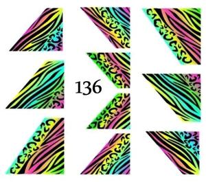 Водные наклейки для ногтей - №136, inna