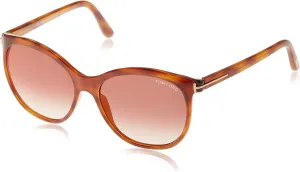 Солнцезащитные очки Tom Ford FT0568 - оправа цвета "гавана", коричневые зеркальные линзы, диаметр линзы 57 мм FT05685753G, Brown