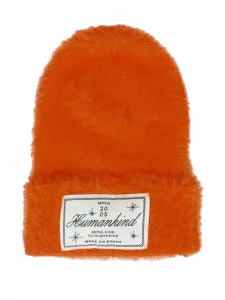 Пушистая шапка с нашивкой-логотипом Molo, оранжевый