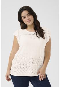 Блуза TARA Kaffe Curve, белый