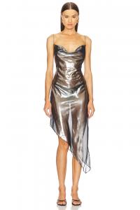 Платье миди харли Nbd, бронзовый