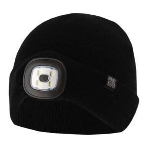 HEAT KEEPER Heatkeeper — термошапка + светодиодная подсветка для детей — чёрная