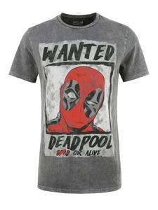 Футболка Re:Covered T-Shirt Deadpool Wanted Poster, серый