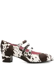 Туфли с пряжкой Carel Paris, коричневый