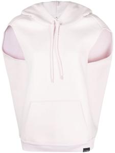 Courrèges худи из джерси с вышитым логотипом, розовый