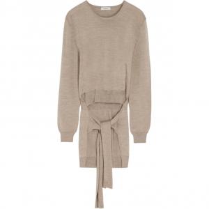 Шерстяной джемпер trompe l'oeil Lemaire, Light Taupe