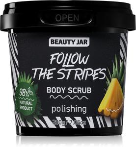 Следуйте полоскам скраба для тела с кокосовым маслом Beauty Jar, 200 гр