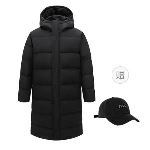 Пуховик Unisex с капюшоном утепленный 361°, super черный comes with hat